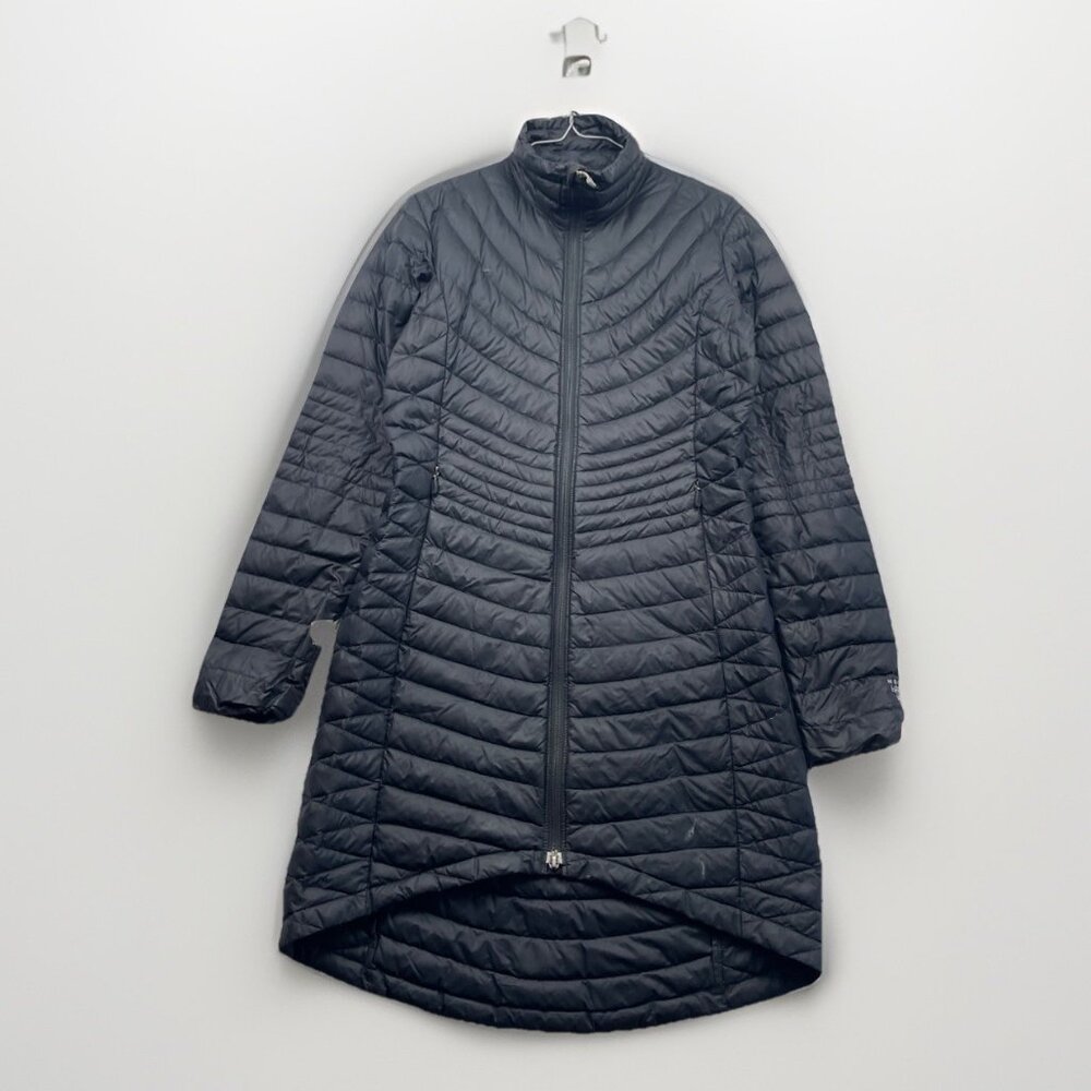Mountain Hardwear Down Quilted Puffer Parka Coat Long Jacket Women S Black Read